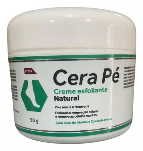 Cera Pé Esfoliante para os Pés Pote 50g