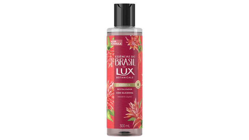 7891150086760_Sabonete Líquido Lux Botanicals Essências do Brasil Bromélia 300ml