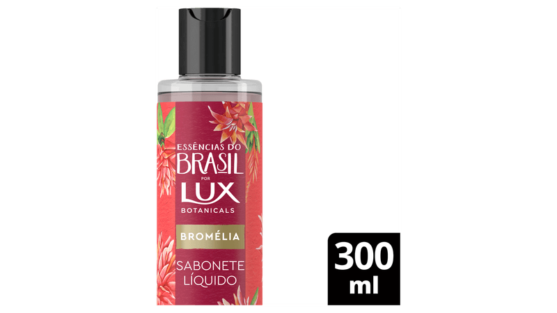 7891150086760_Sabonete Líquido Lux Botanicals Essências do Brasil Bromélia 300ml