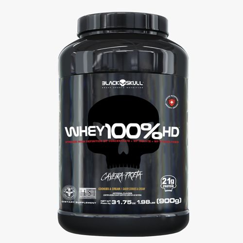 Whey Protein 100% HD Black Skull Cookies & Cream 900g