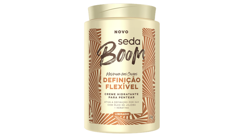7891150095922_Creme para Pentear Seda Boom Definição Flexível Pote 1kg