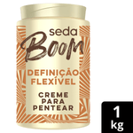 7891150095922_Creme para Pentear Seda Boom Definição Flexível Pote 1kg