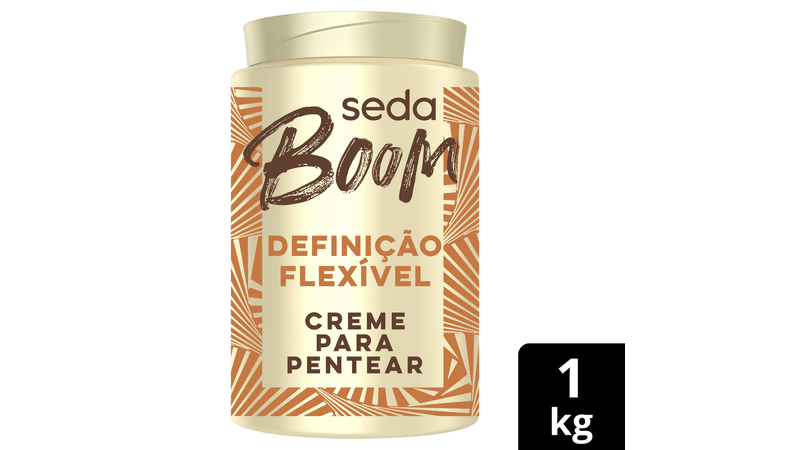 7891150095922_Creme para Pentear Seda Boom Definição Flexível Pote 1kg