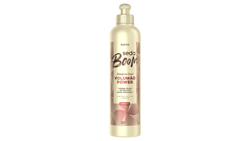 7891150095885_Creme para Pentear Seda Boom Volumão Power Frasco 350ml