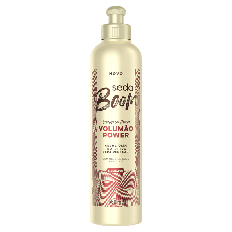 7891150095885_Creme para Pentear Seda Boom Volumão Power Frasco 350ml