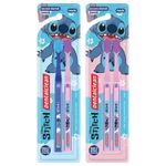 Escova Dental Infantil Dentalclean Stitch Leve 2 Pague 1