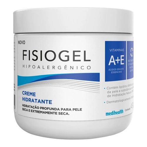 Fisiogel Creme Hidratante Corporal Hipoalergênico 450g