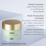 Isdin Creme Facial Anti-Idade Hyaluronic Moisture Pele Mista e Oleosa Pote 50g