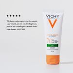 Vichy Protetor Solar Rosto FPS70 Ideal Soleil Média 40g