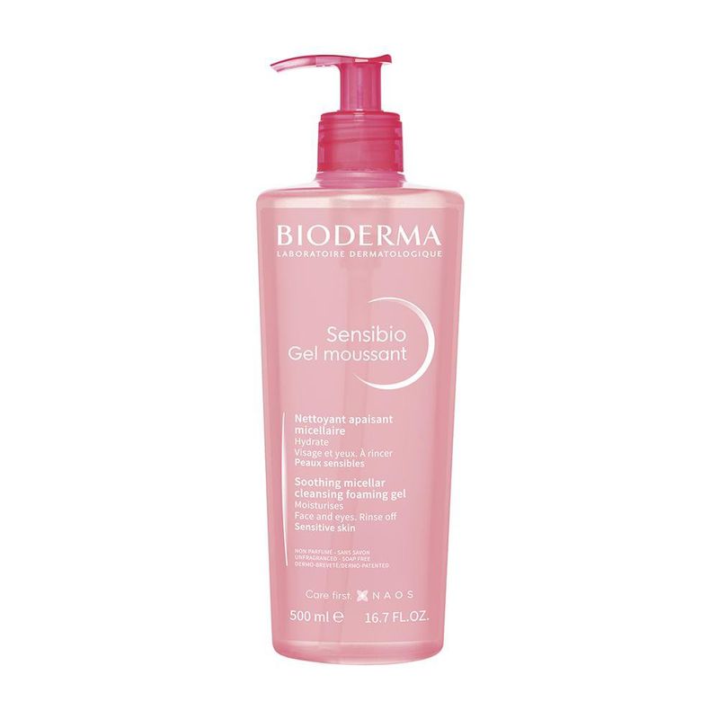 Bioderma Gel de Limpeza Facial Sensibio Gel Moussant 500ml