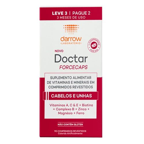 Doctar Forcecaps Caixa 90 Comprimidos Revestidos