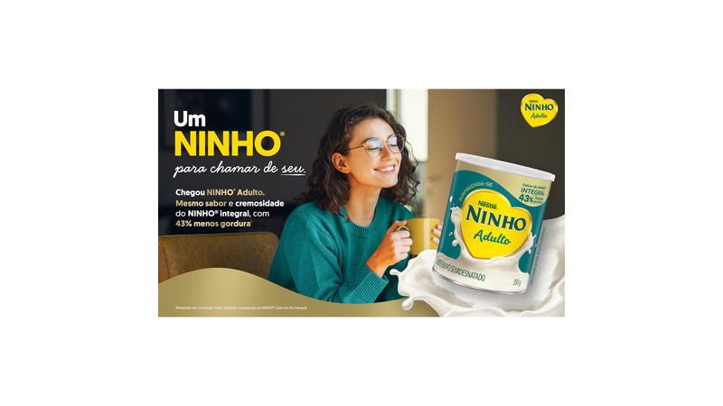 Ninho Adulto Lata 350g