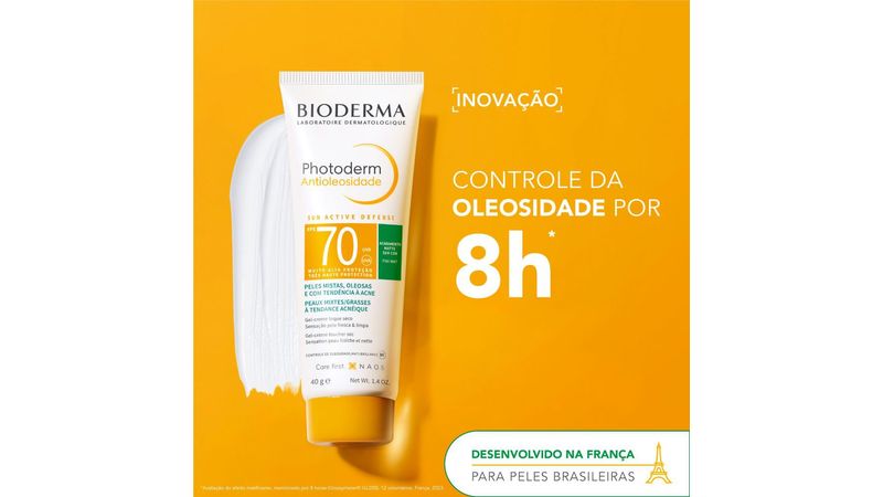 Bioderma Photoderm Protetor Solar Rosto FPS70 Sem Cor 40ml