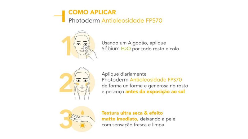 Bioderma Photoderm Protetor Solar Rosto FPS70 Sem Cor 40ml