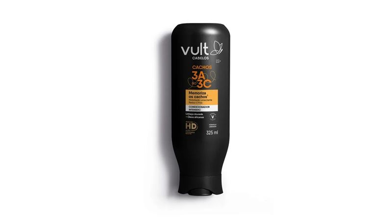 Condicionador Vult Cabelos Cachos 3A ao 3C Condicionador Intensivo Frasco 325ml