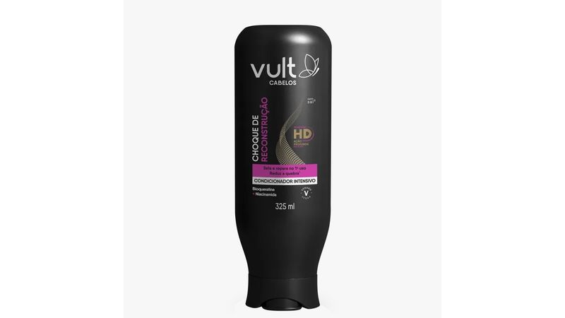 Condicionador Vult Cabelos Choque de Reconstrução Frasco 325ml