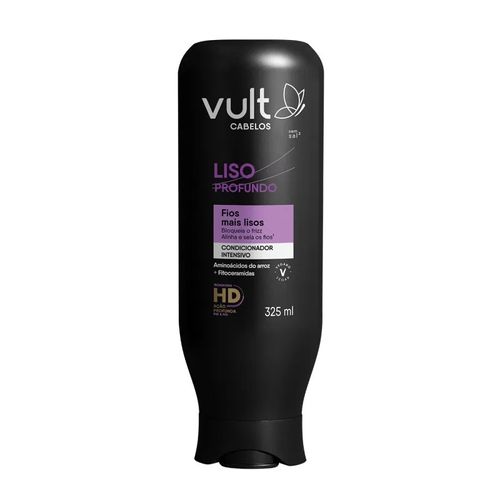 Condicionador Vult Cabelos Liso Profundo Condicionador Intensivo Frasco 325ml