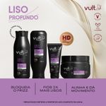 Condicionador Vult Cabelos Liso Profundo Condicionador Intensivo Frasco 325ml