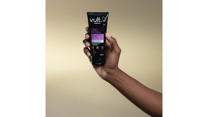Creme Defrizante Termoprotetor Vult Cabelos Liso Profundo 100ml