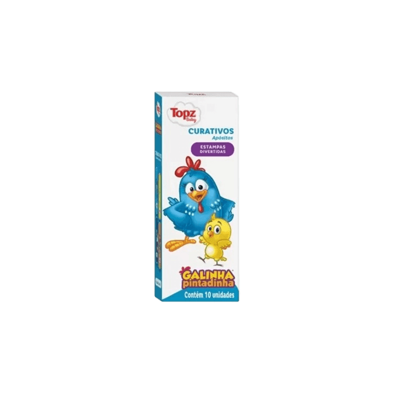 Curativo Galinha Pintadinha 10 Unidaddes