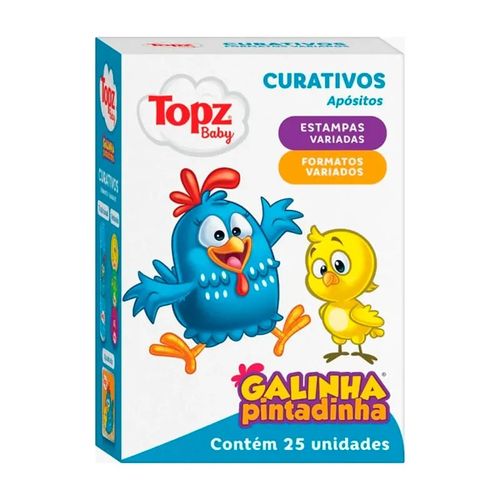 Curativo Topz Galinha Pintadinha 25 Unidades