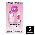 7891150099982_Kit Seda Luminous UV Shampoo 300ml + Condicionador 190ml