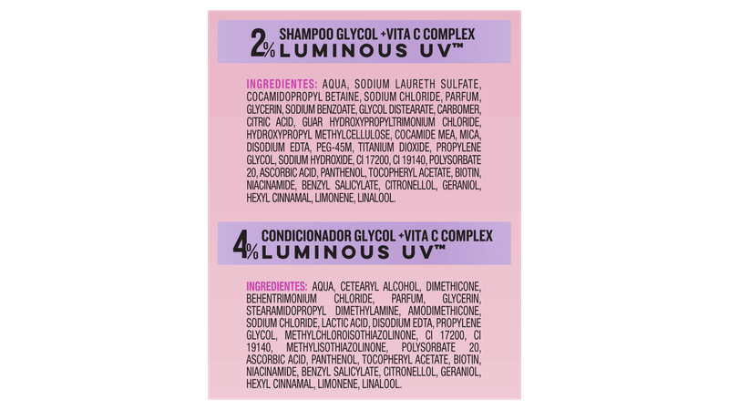 7891150099982_Kit Seda Luminous UV Shampoo 300ml + Condicionador 190ml