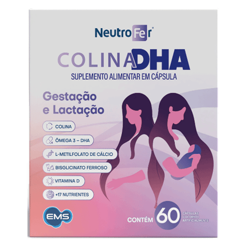 Neutrofer Colina DHA 60 Cápsulas
