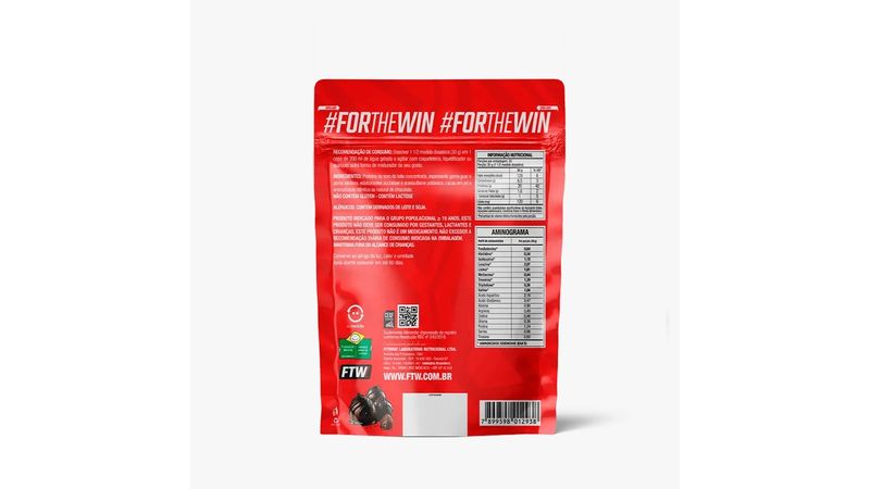 Whey Protein 100% FTW Refil Chocolate 900g