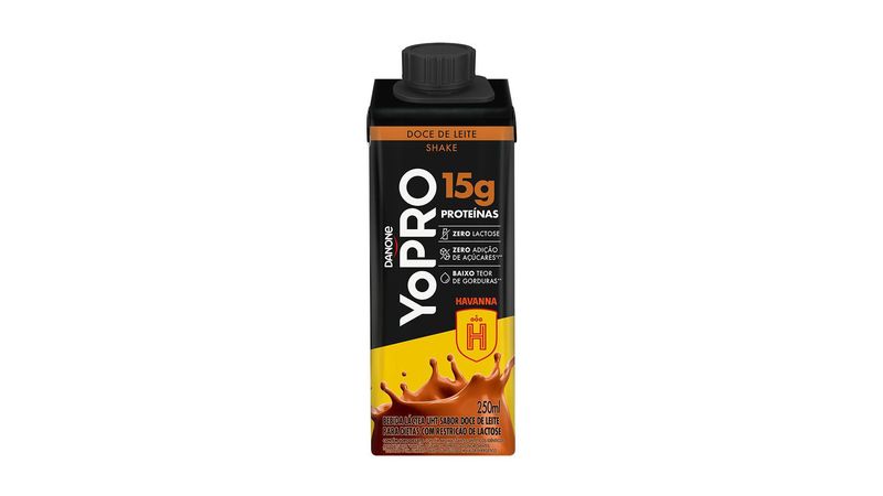 YoPRO Bebida Láctea Havanna Doce de Leite 250ml