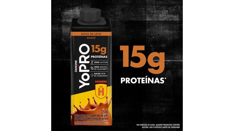YoPRO Bebida Láctea Havanna Doce de Leite 250ml