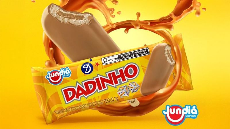 Sorvete Jundiá Dadinho 70g
