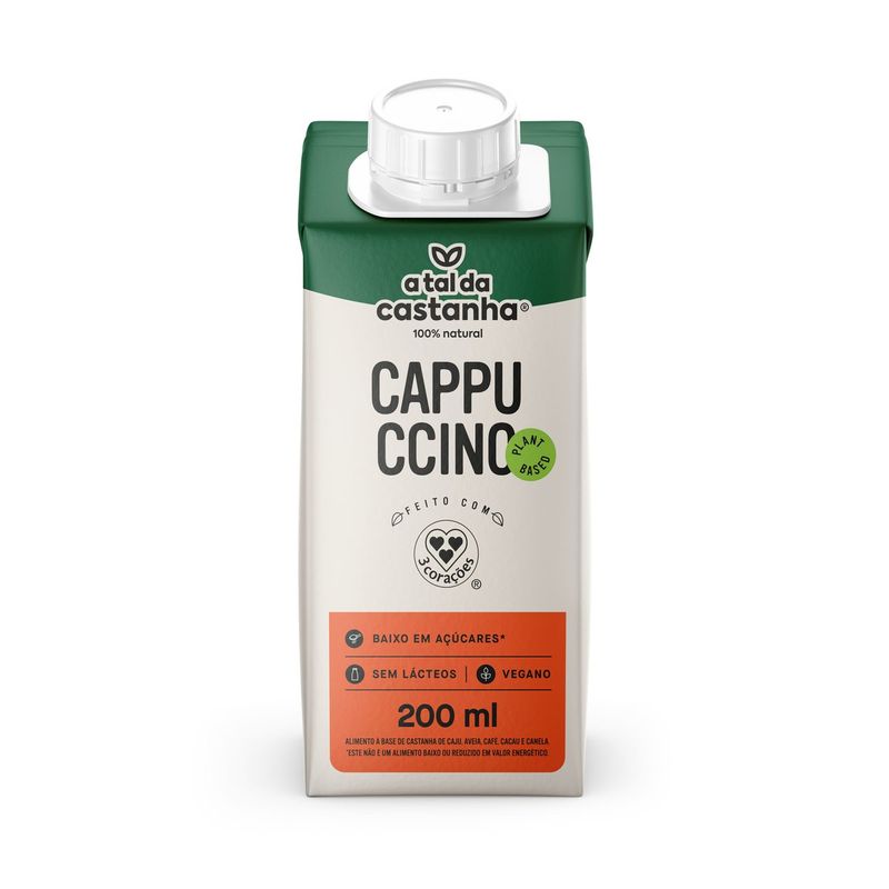 Cappuccino 3 Corações A Tal da Castanha 200ml
