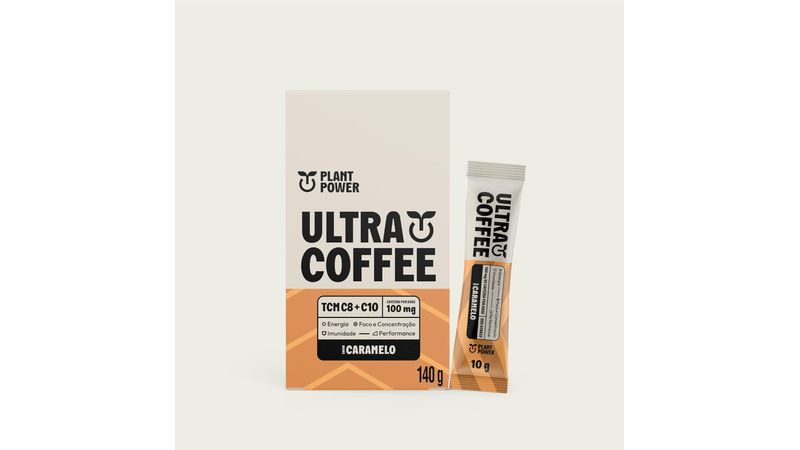 Ultracoffe Plant Power Caramelo 10g