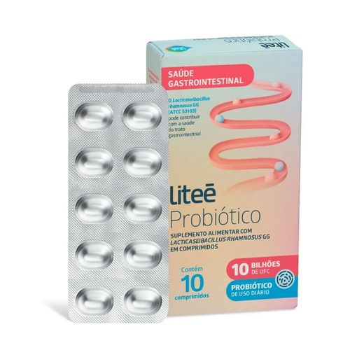 Liteé Probiótico 10 Bilhões 10 Comprimidos