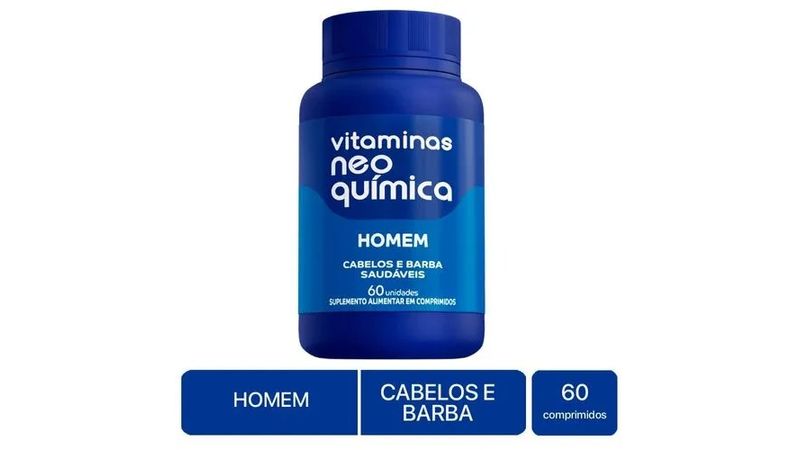 Vitamina Neo Química Homem 60 Comprimidos