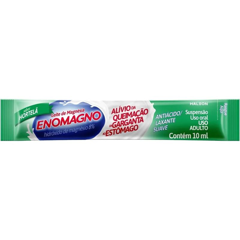 Leite de Magnésia Eno Sabor Hortelã Suspensão 10ml