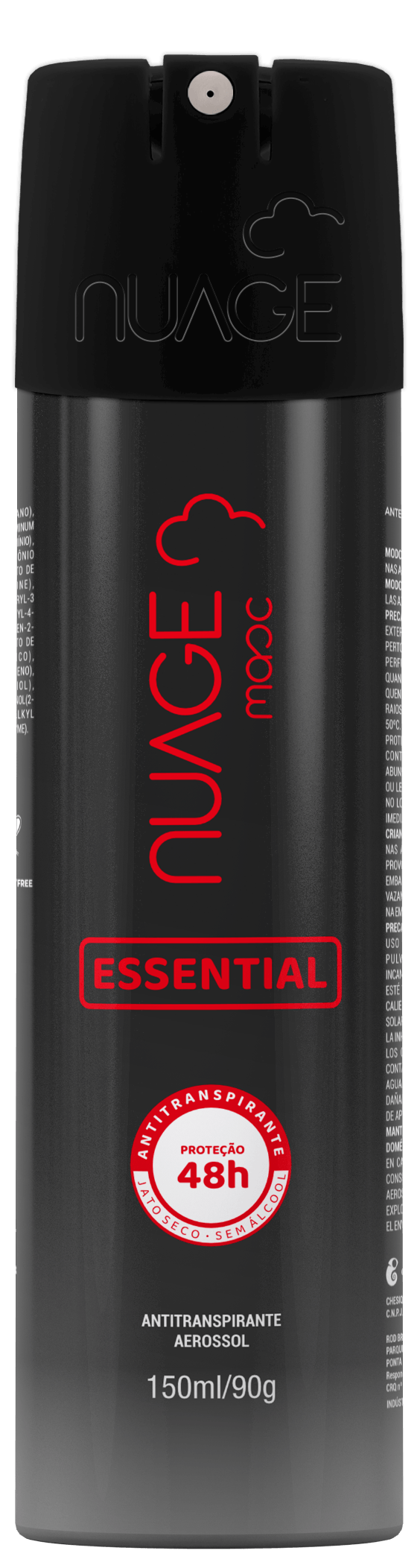 Desodorante Aerossol Nuage Essential 48H Frasco com 150ml