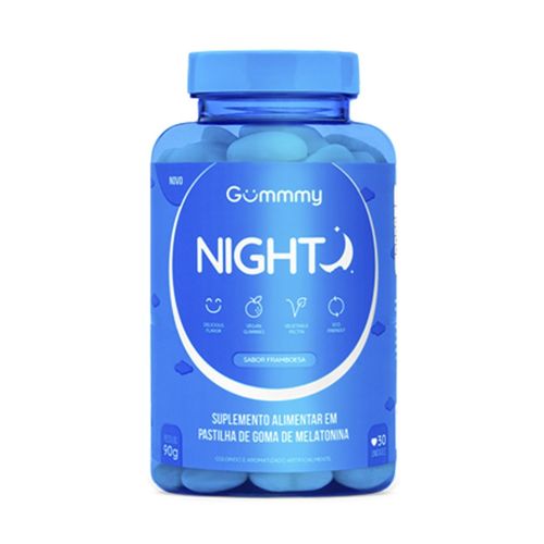 Gummy Night Framboesa 30 Gomas