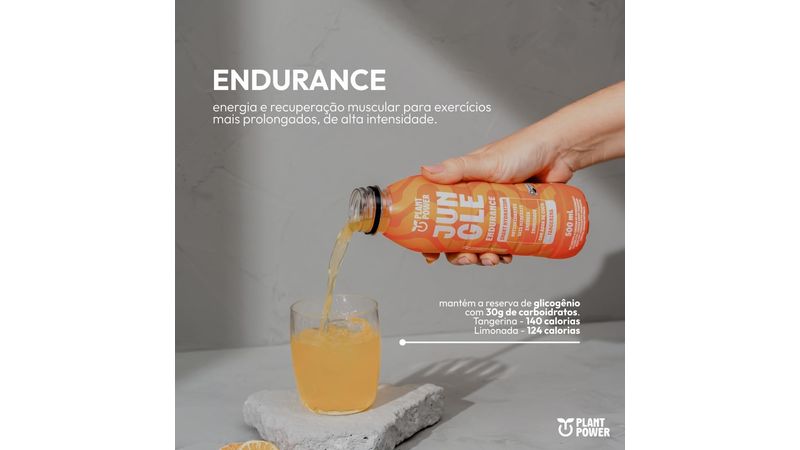 Isotônico Jungle Endurance Tangerina 500ml