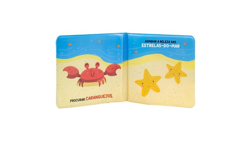 Livro de Banho Diversão na Praia Todolivro
