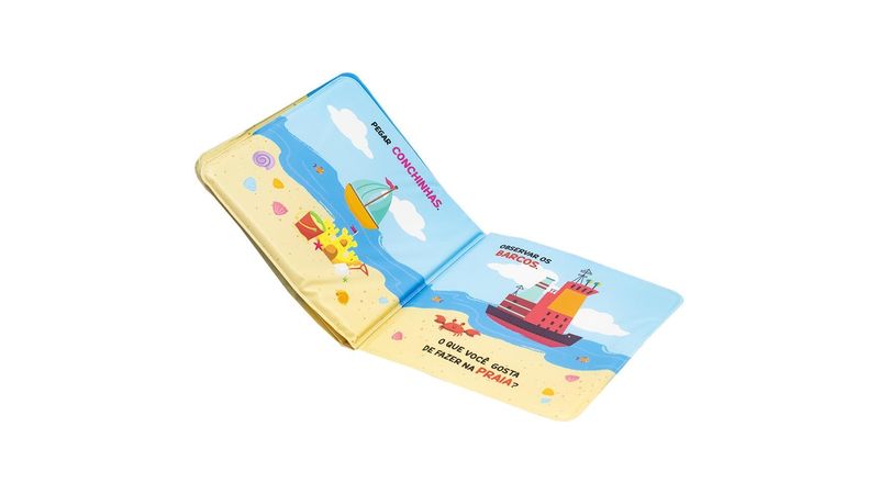 Livro de Banho Diversão na Praia Todolivro