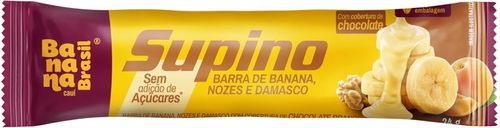 Barra Supino Banana, Nozes e Damasco Sem Açúcar 24g