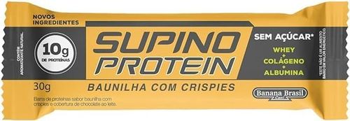 Barra Supino Protein Baunilha com Crispies Sem Açúcar 30g
