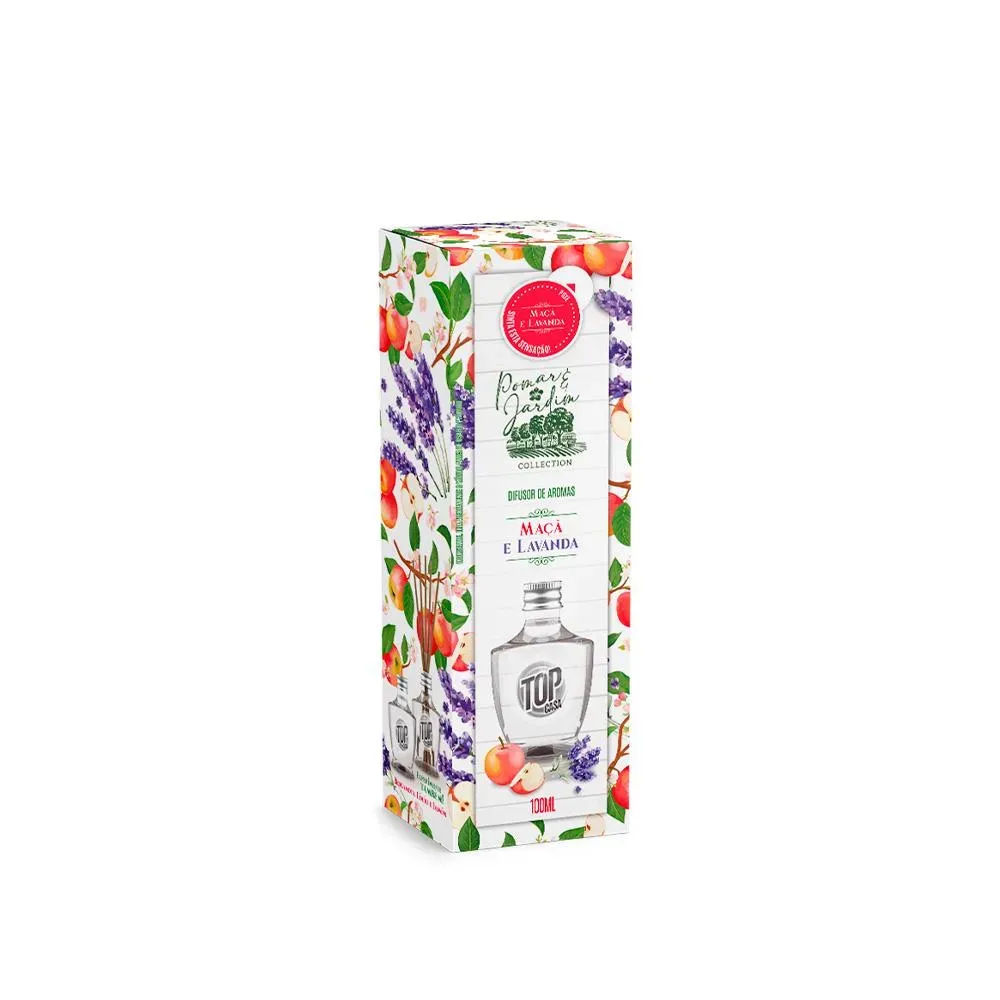 Difusor de Aromas Top Casa Pomar & Jardim Maça e Lavanda 100ml