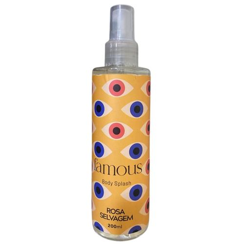 Body Splash Famous Rosa Selvagem 200ml