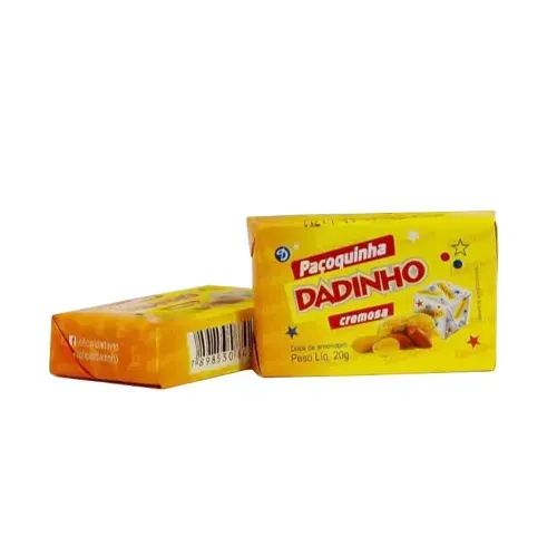 Paçoquinha Dadinho Quadrada Embrulhada 20gr 1 Unidade