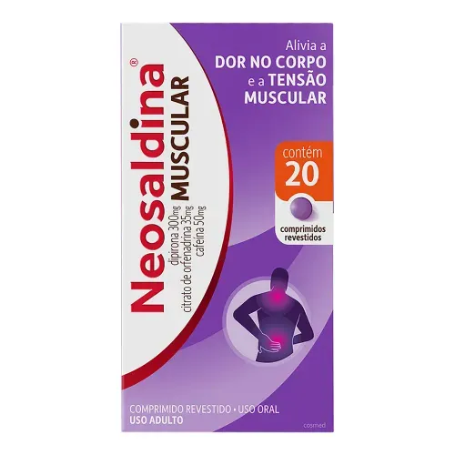 Neosaldina Muscular 300mg Caixa 20 Comprimidos Revestidos
