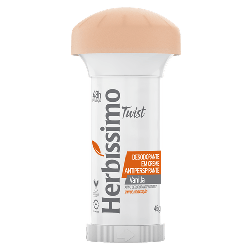 Desodorante Herbíssimo Creme Twist Vanilla 45g