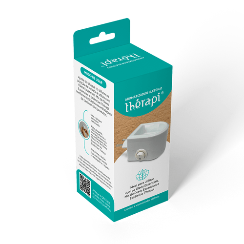 Difusor Elétrico em Polímero Floral Thérapi Bivolt